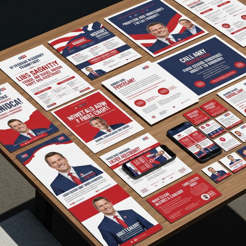 Political Campaign Materials — Graphic Design by JTH Graphix Production