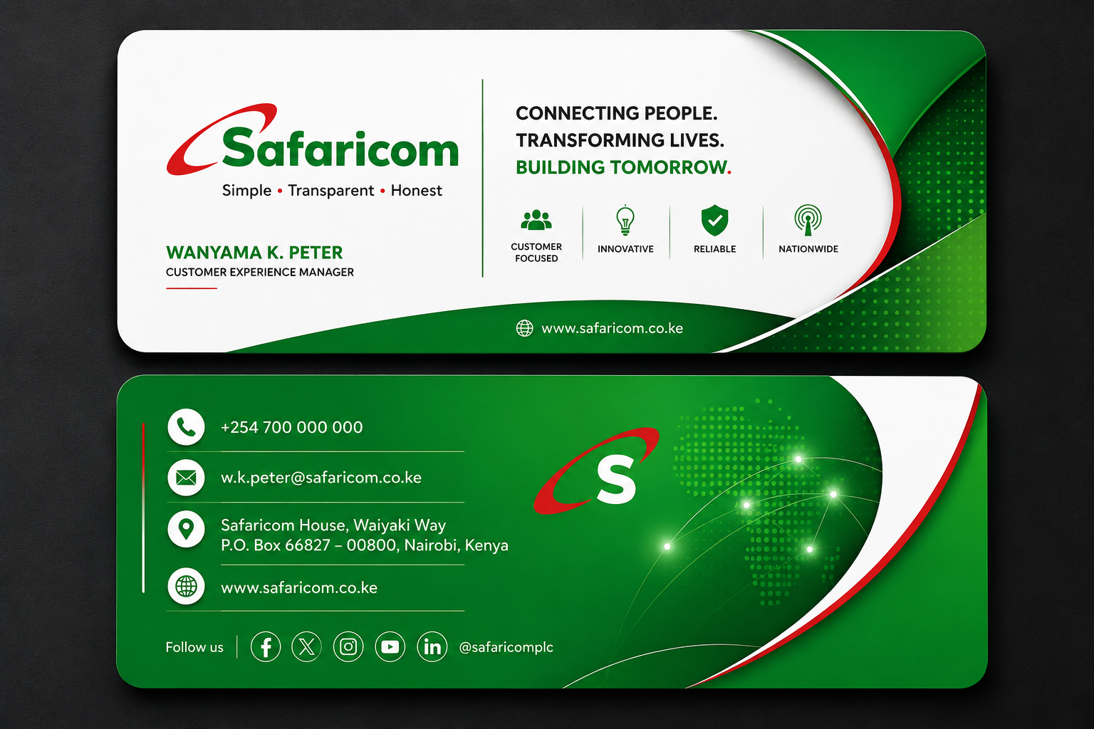 Business Card Design — project 3